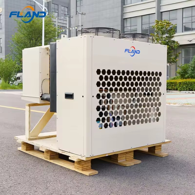 Low Temperature All in One Refrigeration Unit with Automatic Pump | Energy Saving Screw Compressor for Freezer Rooms