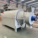 Small Type Industrial Automatic Grain Rotary Drum Dryer 100 kg Powder Soap Drum Dryer Wood Sawdust Drying Machine for Home Use