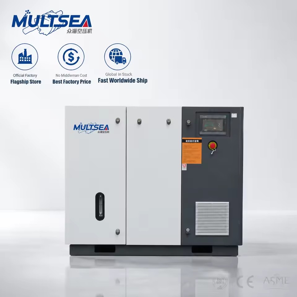 Factory Direct Screw Air Compressor 11kW 380V 50Hz CE Certified Industrial Machine for Workshop
