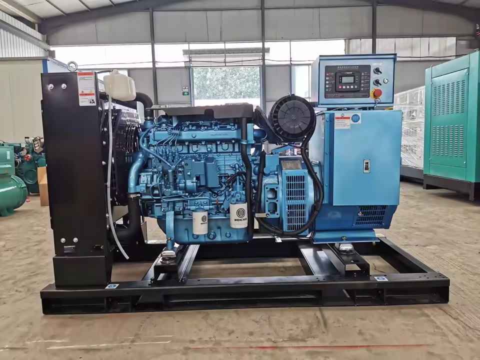 50kW Portable Three-Phase Diesel Generator 220V/380V 50/60Hz Auto Start Trailer Super Silent ATS Open Frame Unmanned Aerial