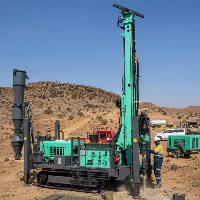 500m Reverse Circulation Drill Rig Crawler Mining Drilling Machine Gold Mining Deep Geological Exploration Rock Sampling