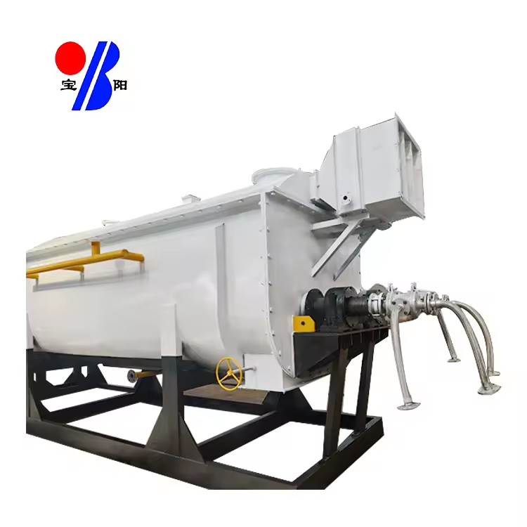 Factory Direct Rotary Drum Drying Machine Gas Heated High Hollow Paddle Horizontal Vacuum Drum 300-500 Energy Saving