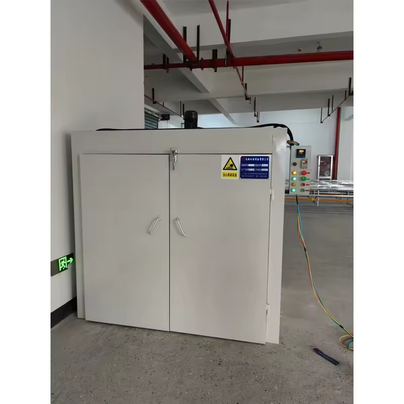 Industrial Two Door Stainless Steel Electric Heating Batch Drying Oven Programmable Temperature Controller for Plastic Granule