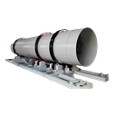 Cheap Stable Mineral Processing Plant Ore Powder Single Drum Rotary Dryer with Electric Heating Motor & Bearing