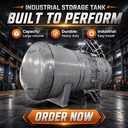 Liquefied Natural Gas (LNG) Cryogenic Vertical Storage Tank with Carbon Steel Pressure Vessel Chinese Methane Tank
