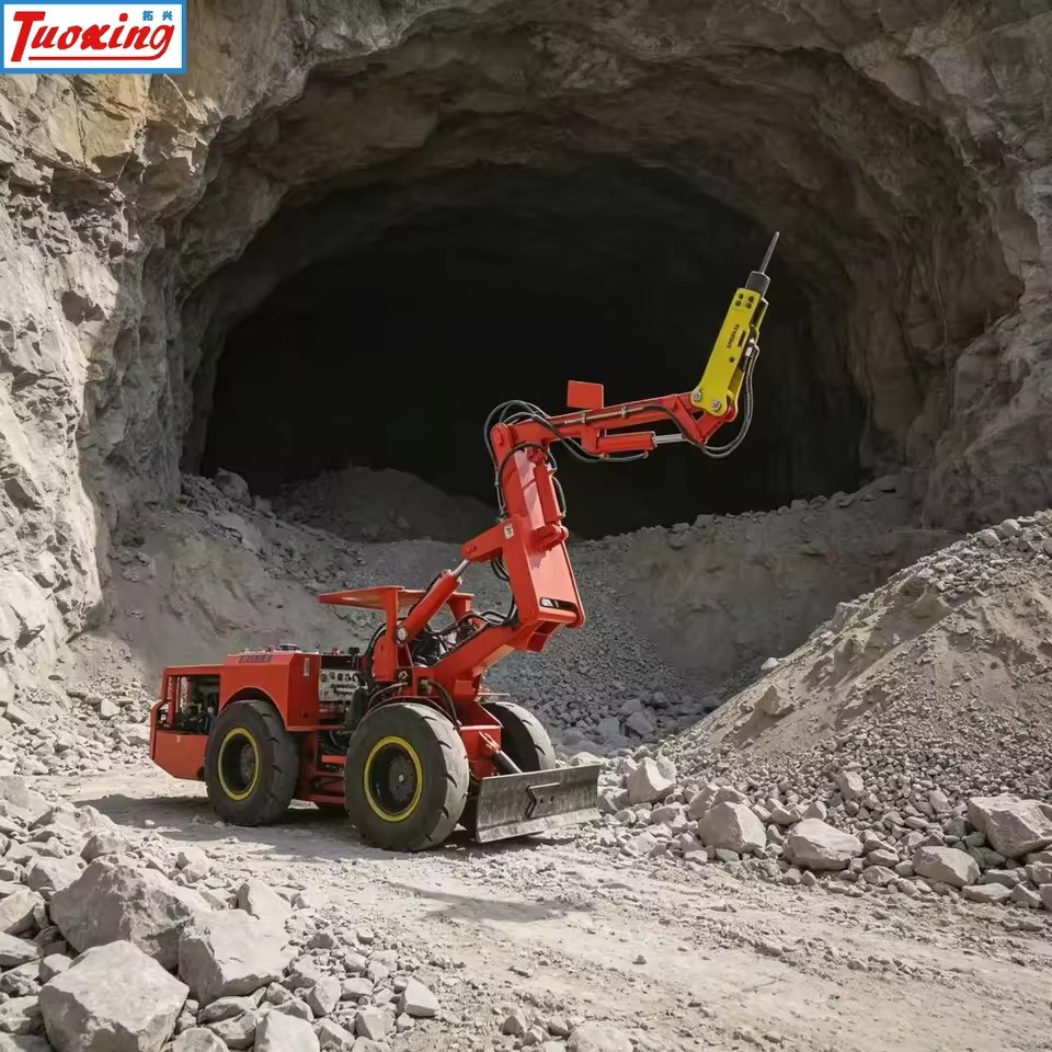 Tuoxing TP-8 52kw Energy-Saving Rock Crusher with Free Parts Replacement & Online Support for Hard Rock Tunneling Rock Breaker