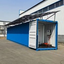Off Grid Solar PV Powered 40ft Container Freezer Energy Saving Solar Cold Storage for Remote Farm Meat Fruit Warehouse