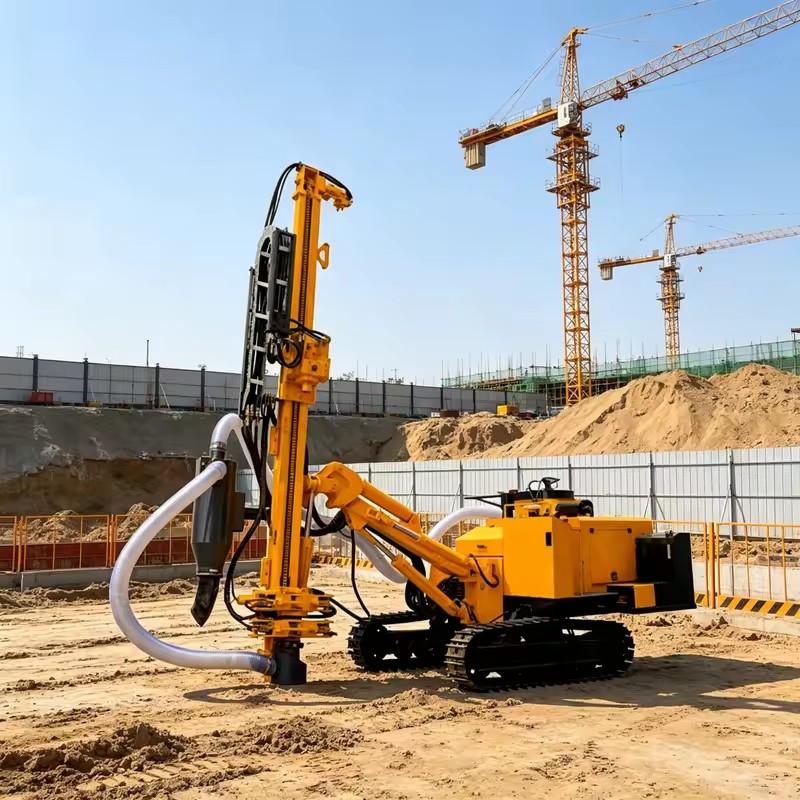 Integrated DTH Drill Machine Crawler Rock Drilling Rig Mining Blasthole Borehole Drilling Machine