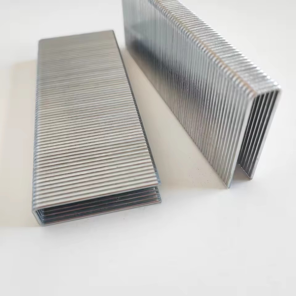 Industry Staple U-shaped Furniture Pneumatic Nails Metal Wire Staples for Wooden
