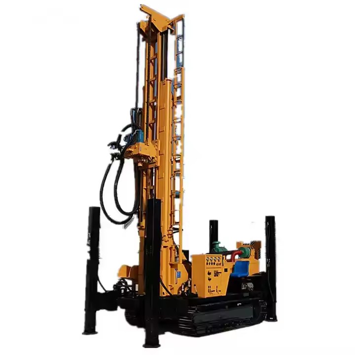 High Quality Crawler Well Water Drilling Rigs 100 Meter Depth Drill Machine