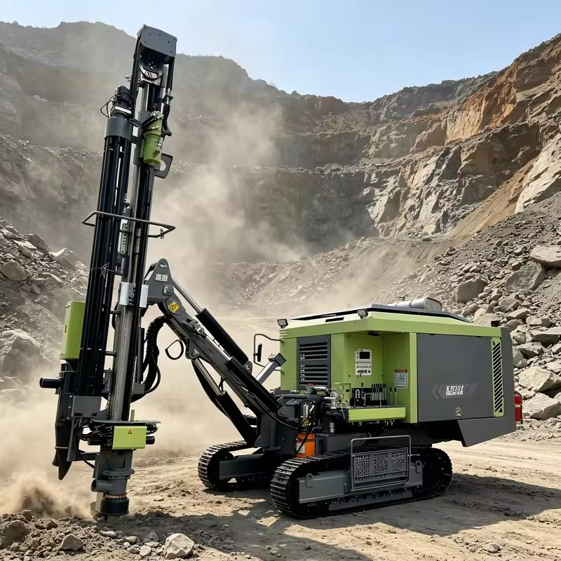 Crawler Mining Drilling Rig Rock Borehole Mining Blasting Down-the-hole Drill Small Hydraulic Down the Hole Drilling Rig
