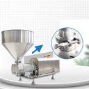 Factory Semi Automatic 40L Gear Magnetic Pump Machine Honey Paste Tomato Paste Cream Liquid Filling Machines for Chocolate Oil