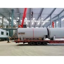 Industrial Rotary Dryer Direct Fired High Efficiency Energy Saving Food Processing Gear PLC