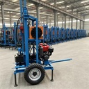 150m High Efficiency Portable Mini Mine Boring Borehole Machine Wheeled Traction Water Well Drilling Rig Machine
