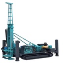 Diesel Crawler Water Well Drilling Rig with Engine Pump & Bearing Max 300m Drilling Depth
