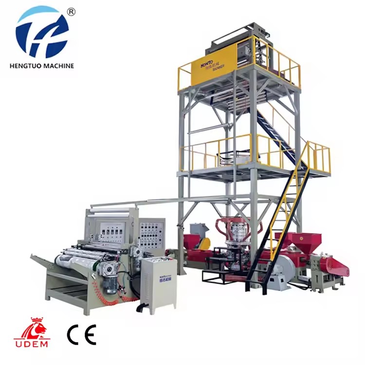 HONTO Sj-D55 800mm Robust Construction High Performance Fully Automatic Zip Extruder Plastic Film Blowing Machine