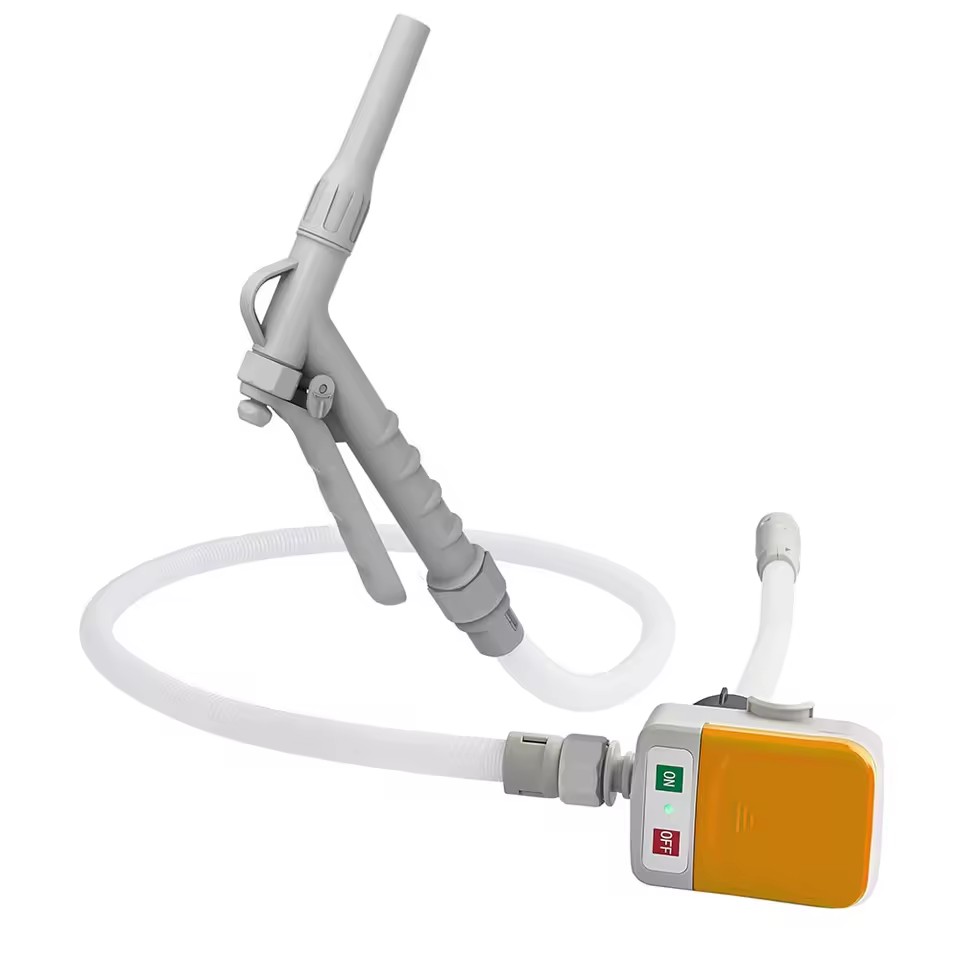 3.2GPM Manual Nozzle Fuel Transfer Pump Battery-Operated with Durable Hose Efficient Plastic Design USB Model Fuel Pump