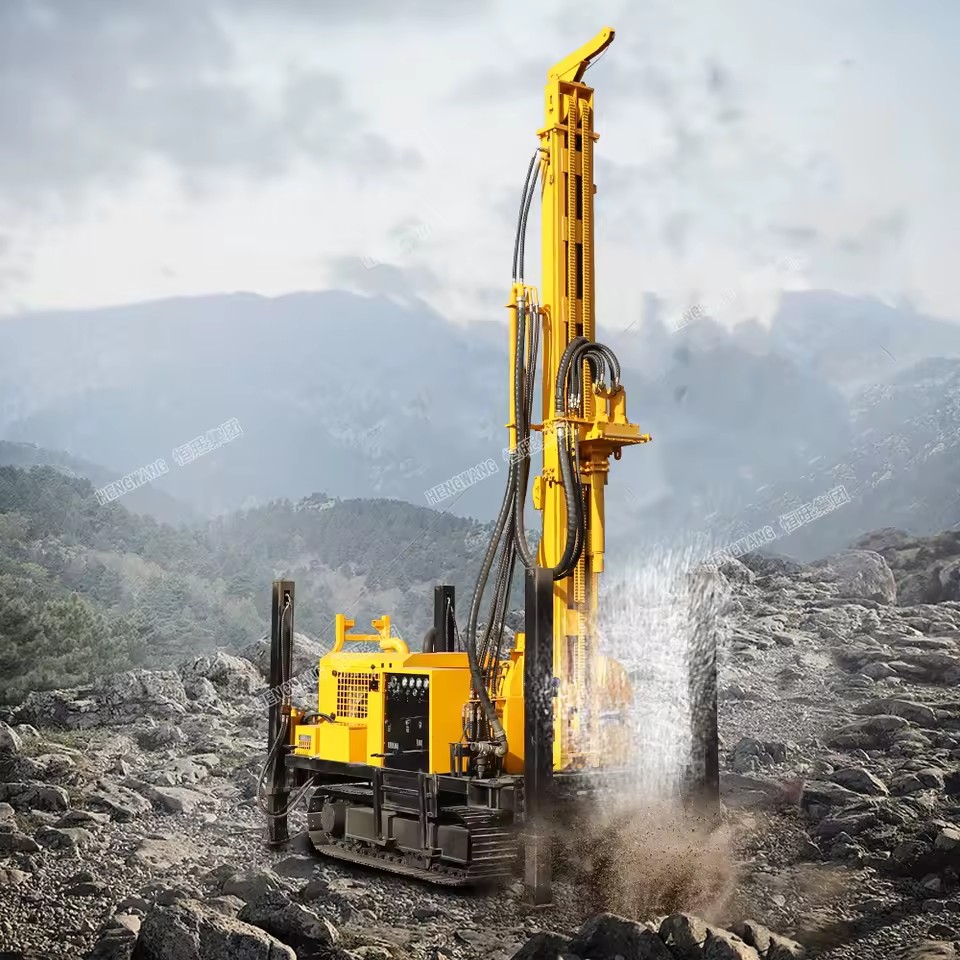 Hengwang Rotary Diesel-Powered Water Well Drilling Rig Max 200m Depth Engine & Pump Included Origin Price
