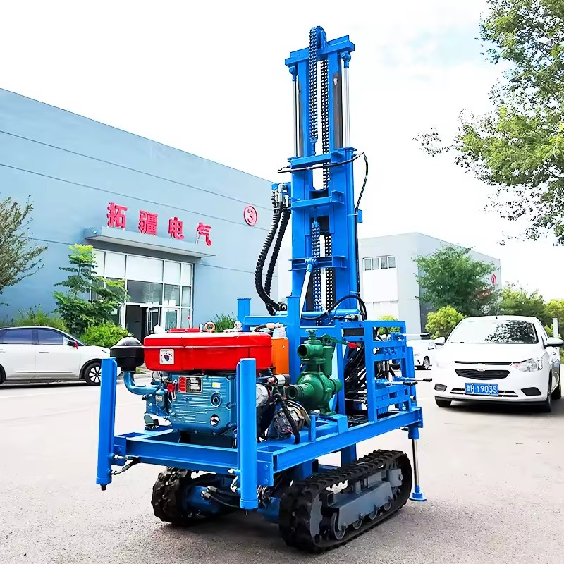 Splendid Durable Water Well Drilling Rig Water Drilling Machine for Mine Drilling Pump Engine Motor Gear Gearbox Core
