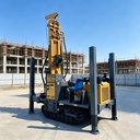 Diesel Engine Portable Crawler Mine Drilling Rig 260m Depth Hydraulic Gearbox Motor 350mm Max Drilling Bearing Pump