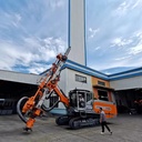ZEGA Max.50m Mine Blast Diesel Hydraulic Drilling Rig DTH Hammer 89-138mm Hole Diameter Bearing Motor Engine High Performance