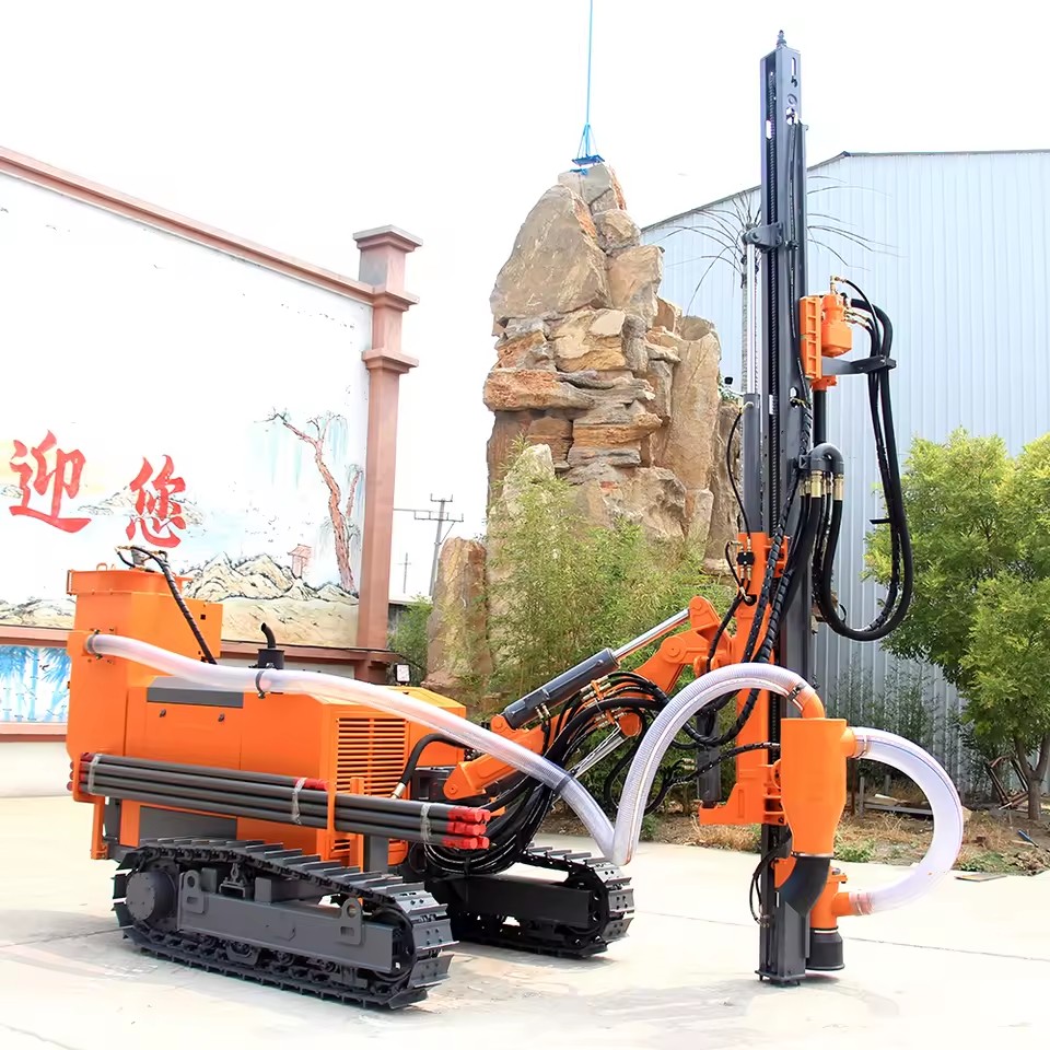 HW916 Separated DTH Surface Drill Rig for Quarries and Contractors Blasting Hole Drilling