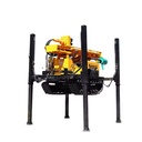 200m Depth Rock Drilling Machine / Air DTH Water Well Bore Hole Mine Drilling Rig