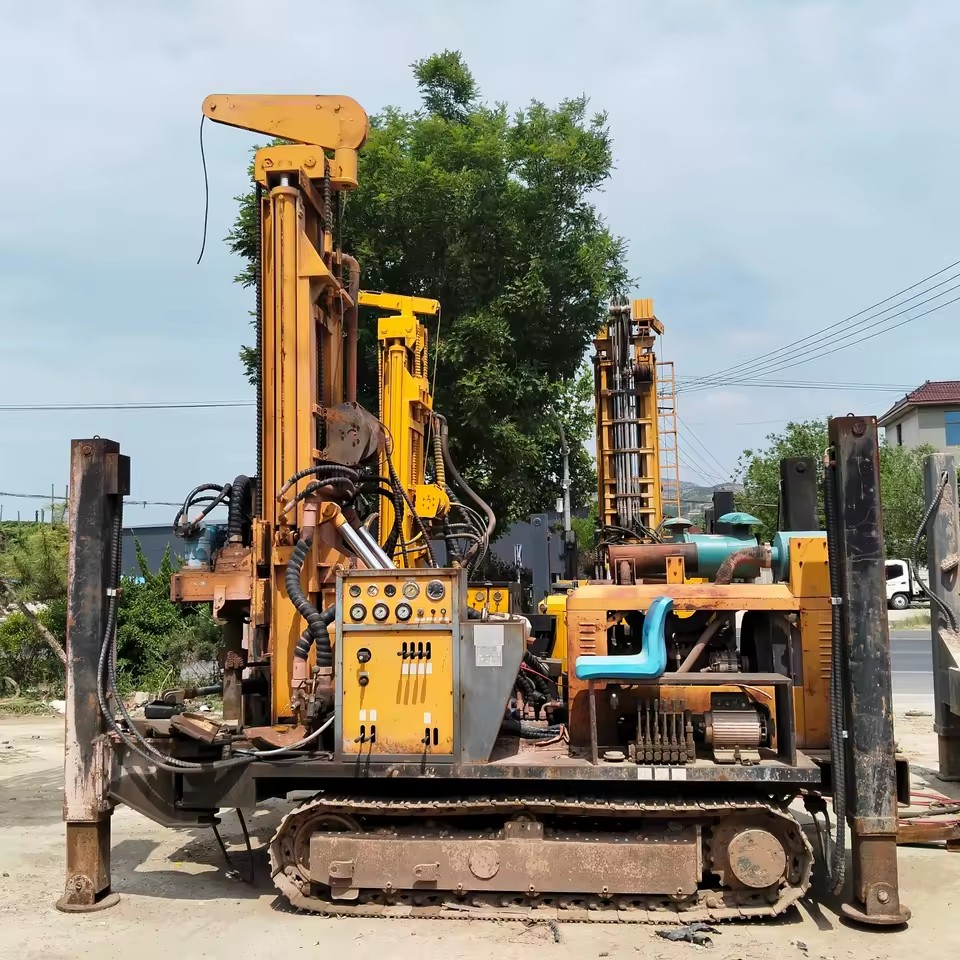 Good Working Condition Second Hand 200m-500m Depth Crawler Hydraulic Water Well Drill Rig Machine Used Mining Drill Rig