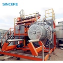 Plastic Gravity Sewage Pipe Machine Spiral Winding Corrugated HDPE Pipe Extruding Machinery Equipment Extrusion Line