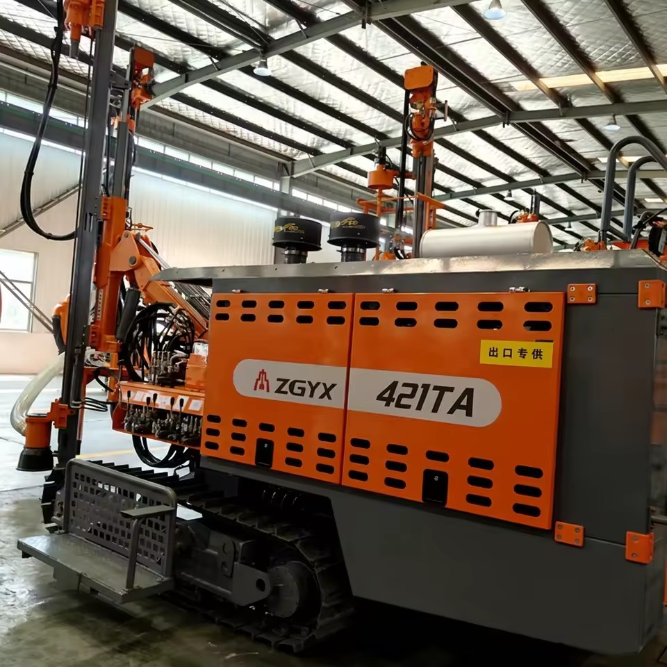 Earth Surface ZGYX 300m Diesel-Powered DTH Blast Hole Drill Rig with Motor & Bearing for Ore Drilling for Sale