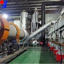 External Gas Heating Lithium Powder Rotary Kiln with Gearbox Bearing Pump Low Noise Energy Saving Industrial Use