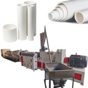 UPVC/PVC Water Supply Pipe Extrusion Line 20-110mm Twin Screw High Output Automatic Machine with Glue Joint Pelletizing & Plates