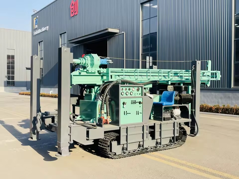 New 350m Water Well Drill Rig 96kW Engine Reliable Fuel Efficient Durable Ready Stock Ideal for Mining Farming Irrigation