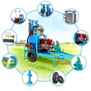 New Condition Automatic CE 35HP Diesel Powered 60m 100m 150m Rock Core Drill Rig Ore Exploration Mine Water Well Drilling Rig