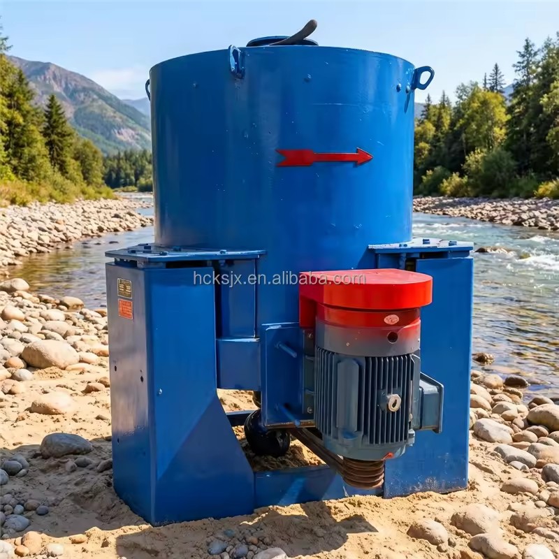 Africa STLB80 Alluvial Placer Hard Rock Gold Mining Knelson Falcon Gravity Centrifugal Concentrator Gold Recovery Equipment