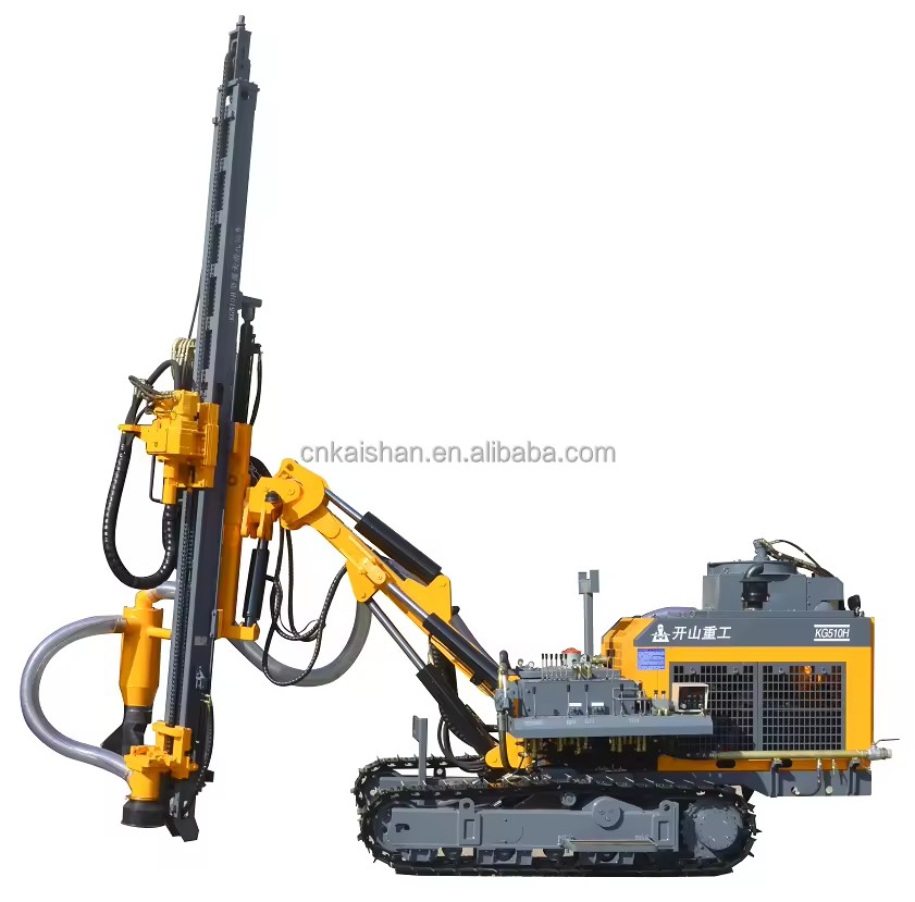 Blast Hole Drill Rig KG510/KG510H Crawler Open Pit DTH Mining Blast Hole Drilling Machines Rock Granite Drill Crawler