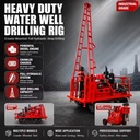 XY-2B Hydraulic Diesel-Powered Drilling Rig | 500m Geological Exploration Soil Rock Sampling Drilling Machine Engine Gear
