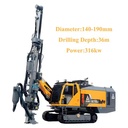 KT15i 140-190mm Drill Rig for Blast Hole DTH Drilling Equipment Surface Mining Blasting Rock Excavation Engineering