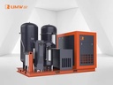 Permanent Magnet 22kw 16bar Skid Mounted Screw Air Compressor Energy Saving Screw Air Compressor