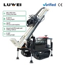 Easy Operation Crawler Gasoline DTH Drilling Rig Durable High Power Rock Drilling Machine for Mining and Quarry Project