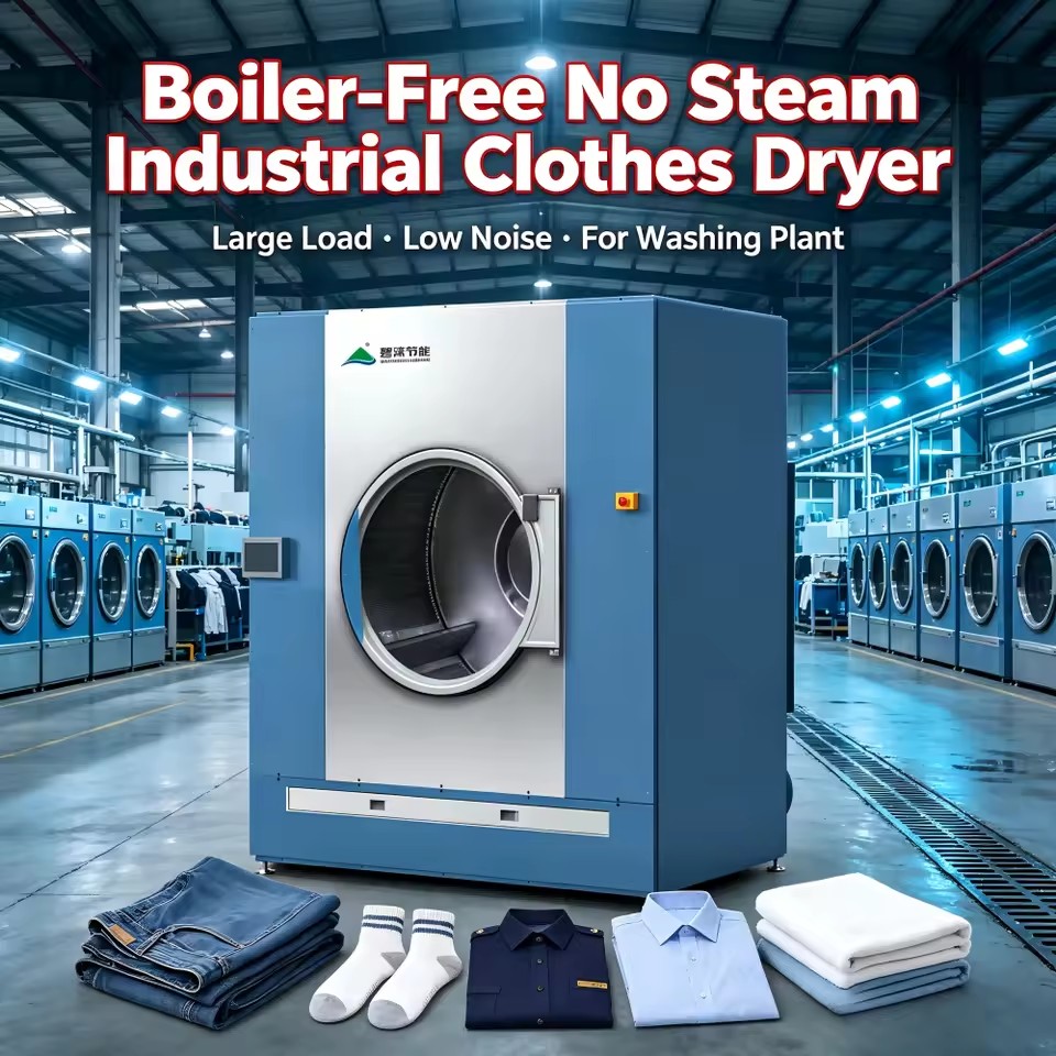 Linen Tumble Dryer Renewable Energy Non-Condensing Heat Pump Dryer Industrial Matching Washing Drying Equipment