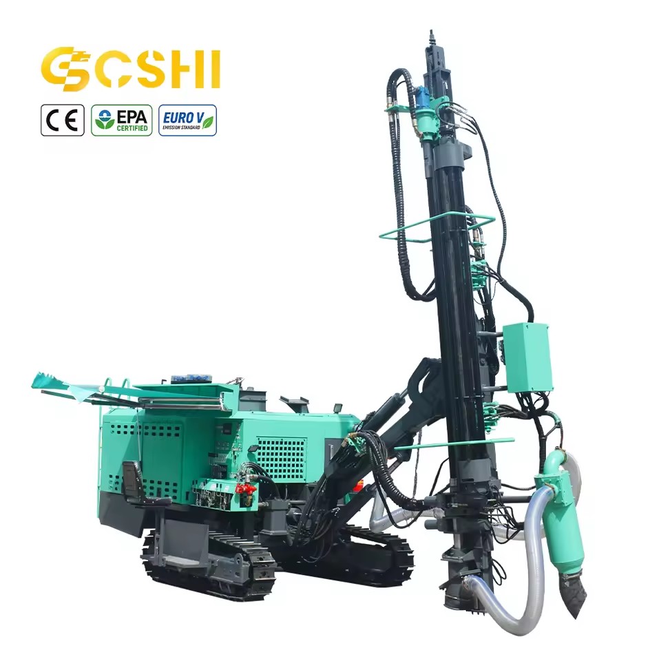 Integrated Hydraulic DTH Drill Rig for Mining and Quarry Rock Drilling