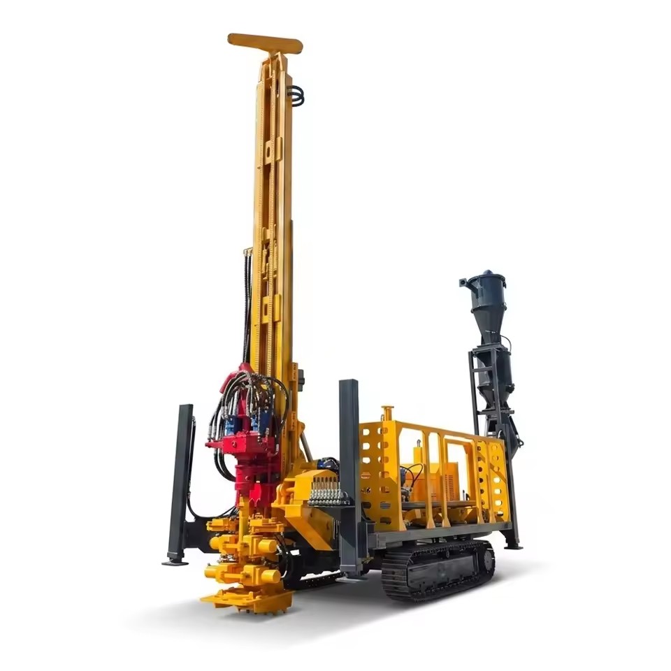 Air-lift Reverse Circulation RC Drill Rig with an Automatic Drill Rod Handling System, Used for Mining Operations