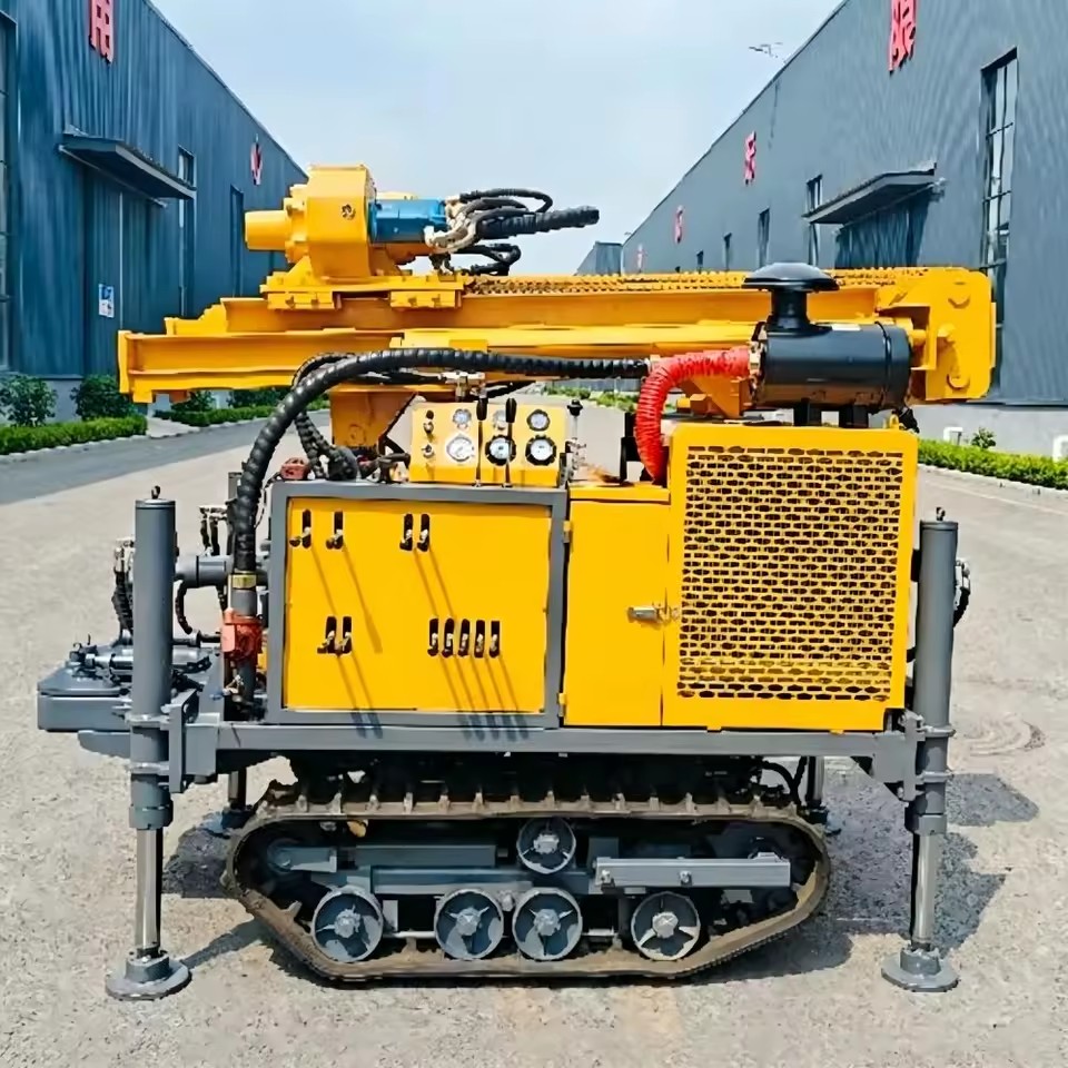 Portable Water Well Drilling Rig 200m DTH Borehole Drilling Equipment for Mining and Construction