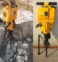 Gasoline Rotary Drilling Rig Vertical Portable Rock Drilling Machine with Engine & Pump for Mining