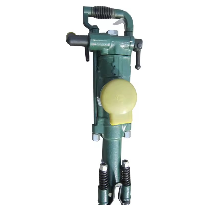 High Quality YT-27 Portable Air-Powered Rotary Drilling Rig 60mm Diameter Max.20m Depth Powerful Ore Mine Electric Pneumatic