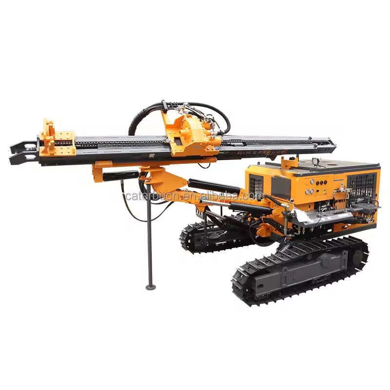New KG420S Diesel Crawler Drilling Rig 25m Deep Drill Machine for Ore and Rock Drilling