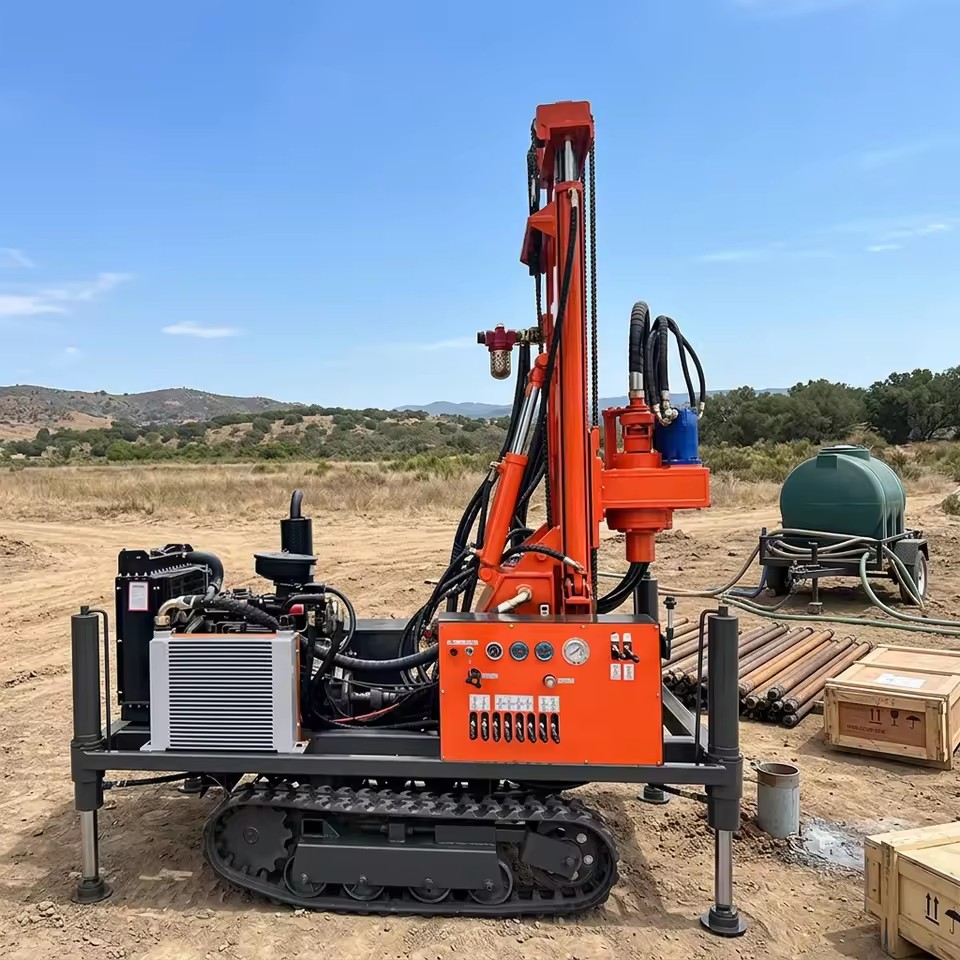 Tracked Pneumatic Down-the-hole Drills Are Suitable for Rock Drilling and Hydrological Surveying Dth Water Well Drilling Rig