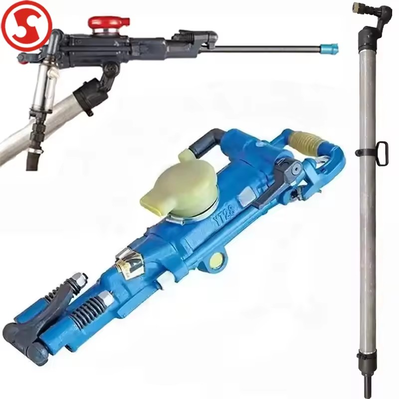 High Quality SF YT28 Pneumatic Perforator Core Drilling Rig Mining Portable Rock Drill Jack Hammer 5m Drilling