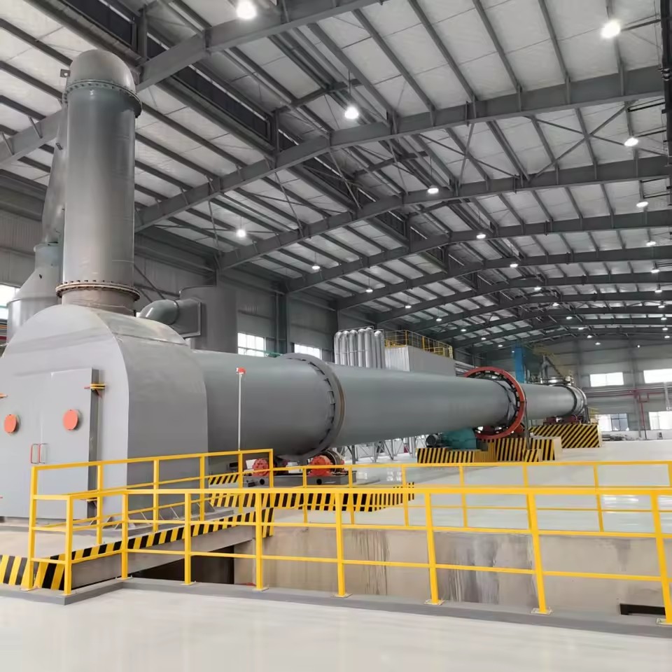 Small Rotary Kiln Sale Natural Gas Rotary Kiln Catalyst Direct Fired Continuous Rotary Kiln 100 TPD